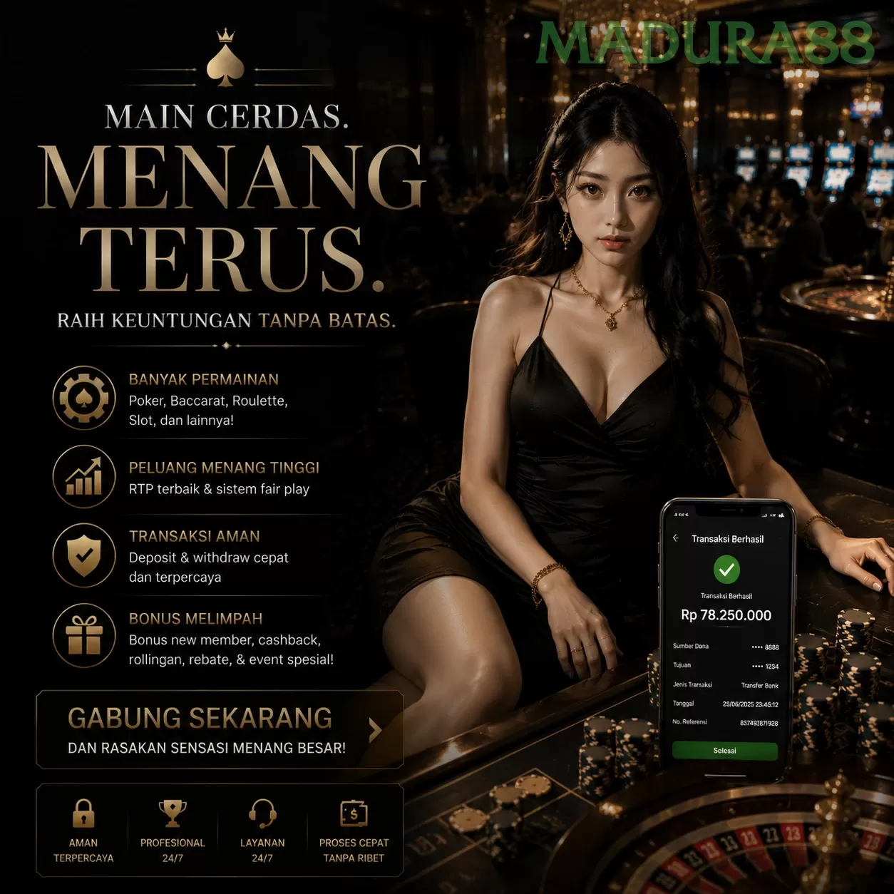BONUS GARANSI KEKALAHAN SALDO KEMBALI 100_ promotion image